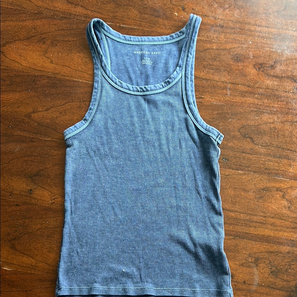American Eagle Outfitters Blue Tank Top